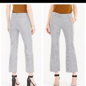 J Crew Teddie Seersucker Sailor Flared Pants 4
